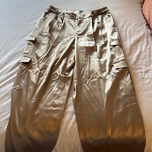 NWOT A New Day Silk Cargo Pants